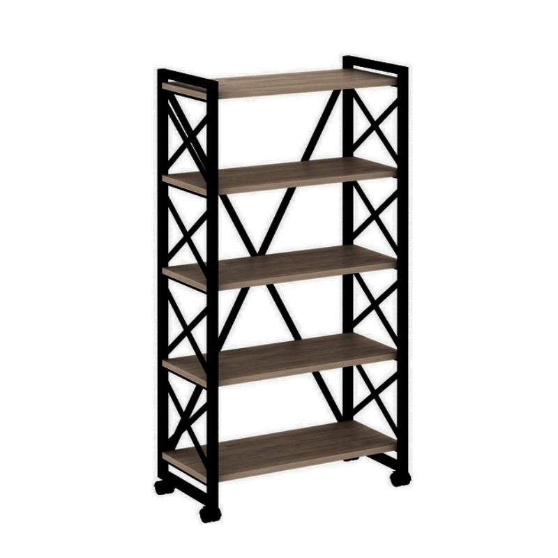 Мебель для персонала LOFT VR.L-MST.K-5.8 Мобильный стеллаж на колесных опорах  5 полок