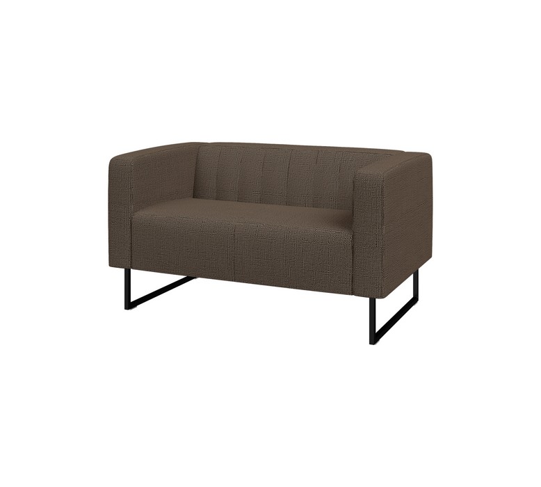 Диван офисный КЕЙС Диван 2-местный КС2-50 (Экокожа Domus)