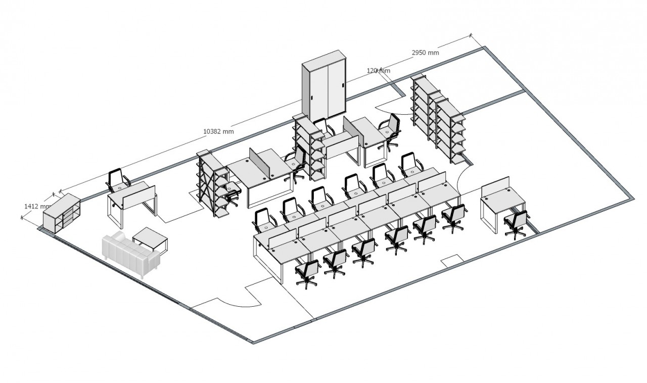Кабинет руководителя ONIX DIRECT - вид 12