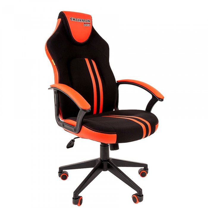 Кресло офисное Chairman Game-26 (черный/красный)
